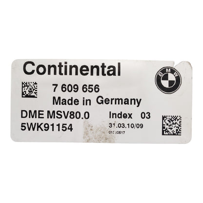 11-13 BMW Continental Engine Control Module 7 609 656