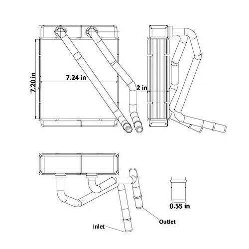 Heater Core Carquest Premium 394191