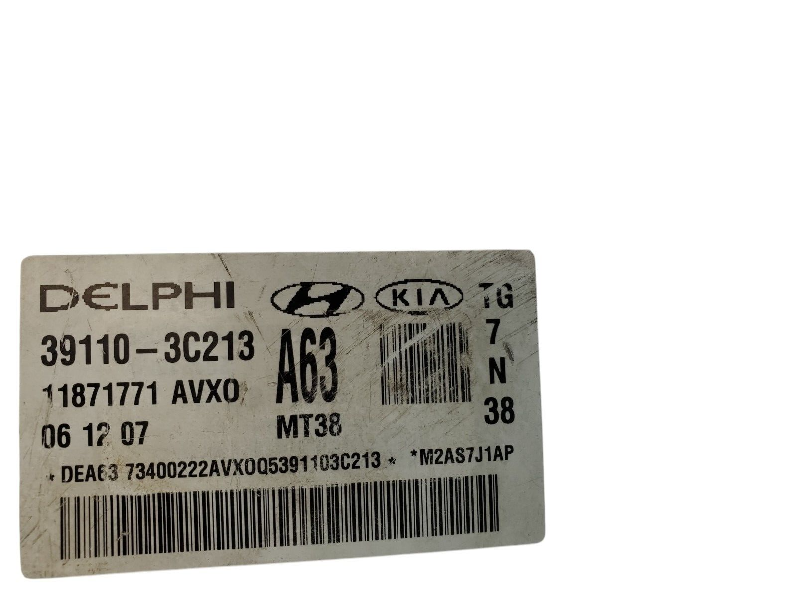 06-10 Hyundai Azera 39110-3C213 Computer Brain Engine Control ECU ECM EBX Module