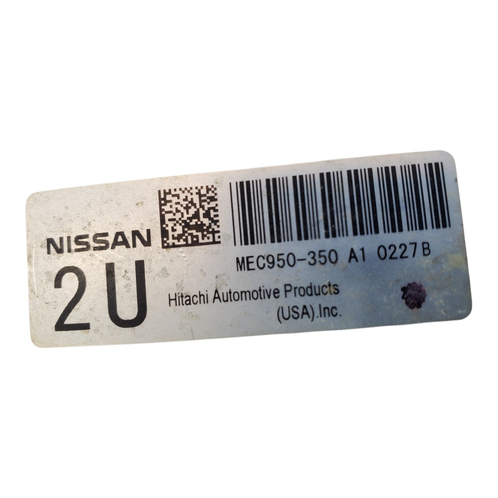 Engine ECM Control Module 2.0L AT Fits 2010 10 SENTRA MEC950-350 A1 MEC950350A1