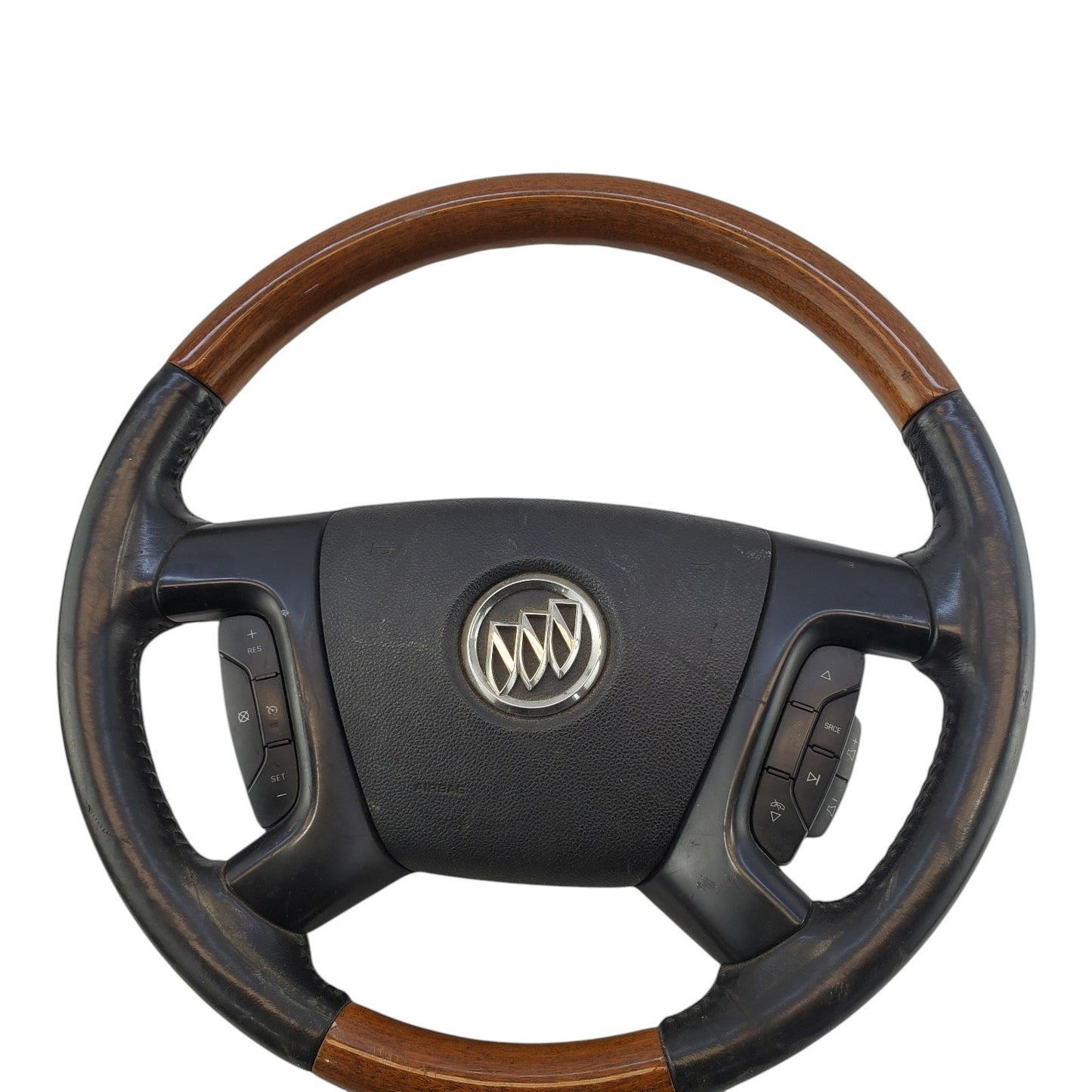 09-12 BUICK ENCLAVE ENCLAVE STEERING WHEEL W /WOODGRAIN ASSEMBLY 20760258 OEM