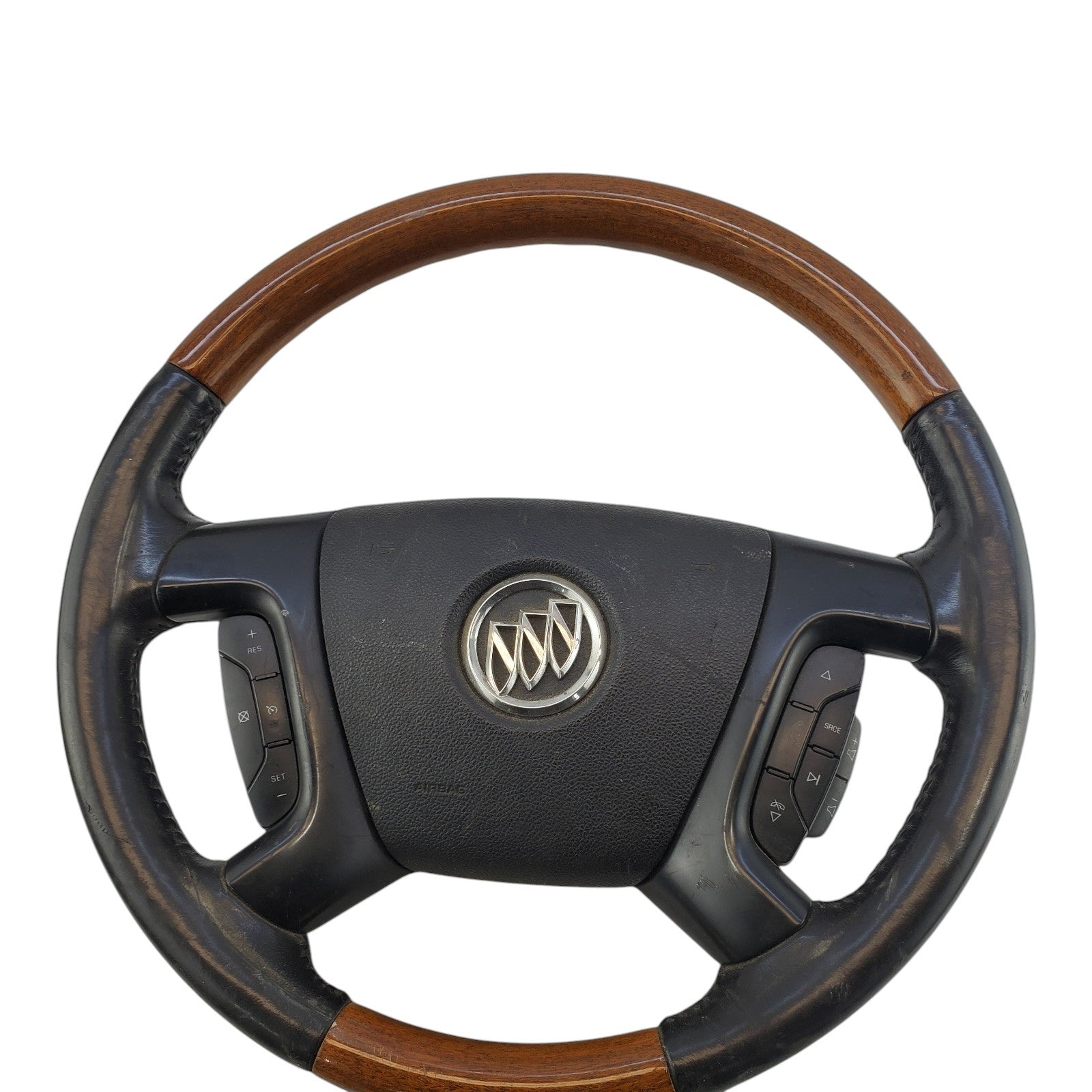 09-12 BUICK ENCLAVE ENCLAVE STEERING WHEEL W /WOODGRAIN ASSEMBLY 20760258 OEM