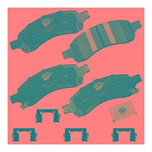 2006-2012 Chevrolet/GMC/Isuzu/Saab Brake Pad Set, Front