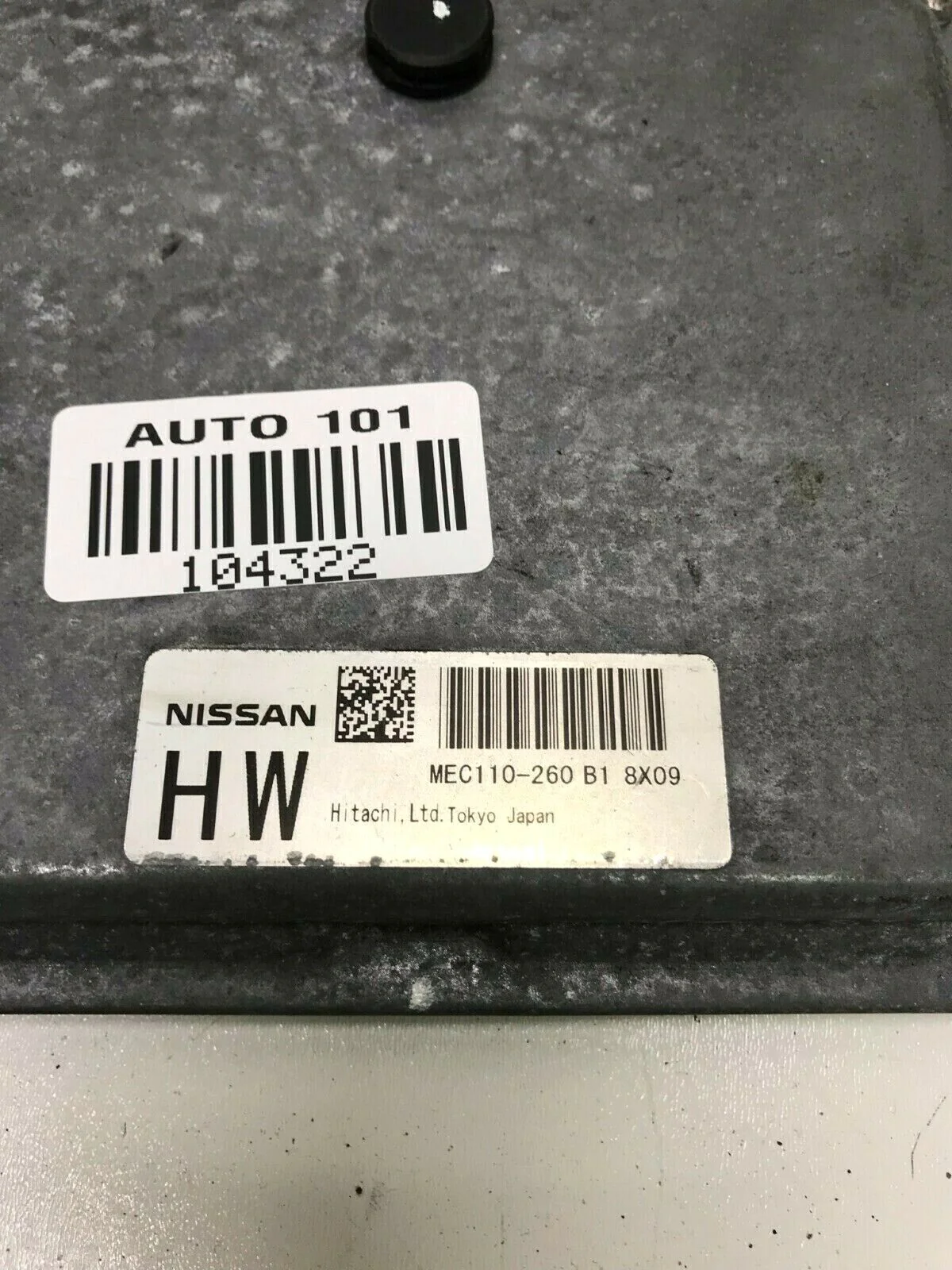 09 Nissan Altima 2.5L Engine Control Module ECM Computer MEC110-260