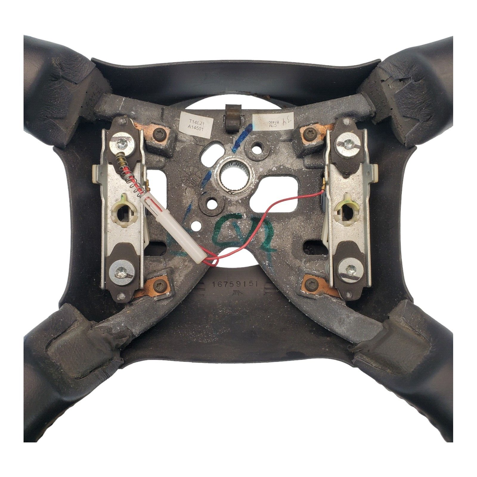 ✅98-02 Chevy Silverado GMC Sierra Tahoe Suburban Steering Wheel OEM Black