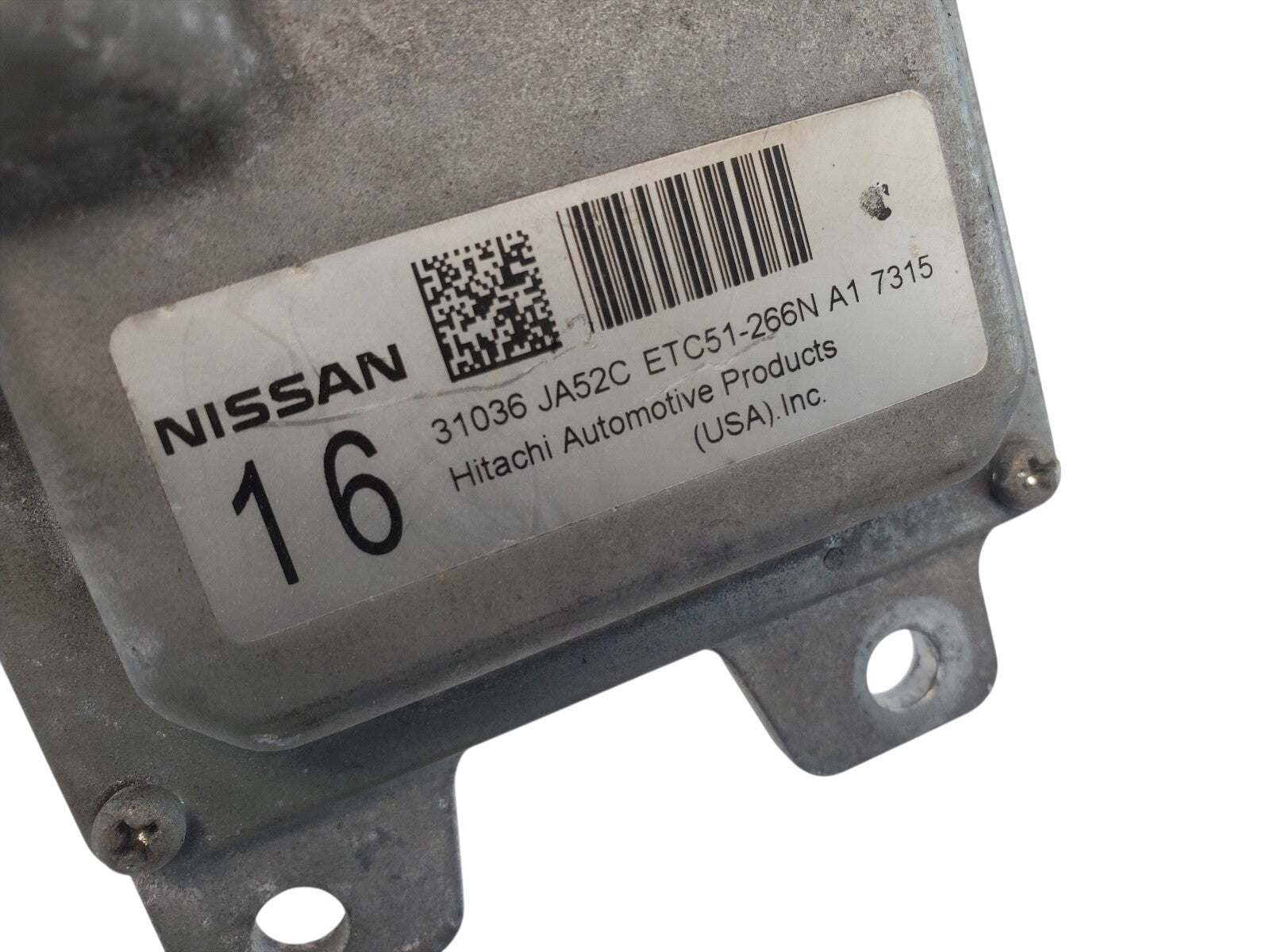 08 NISSAN ALTIMA Transmission Control MODULE 31036 JA52C