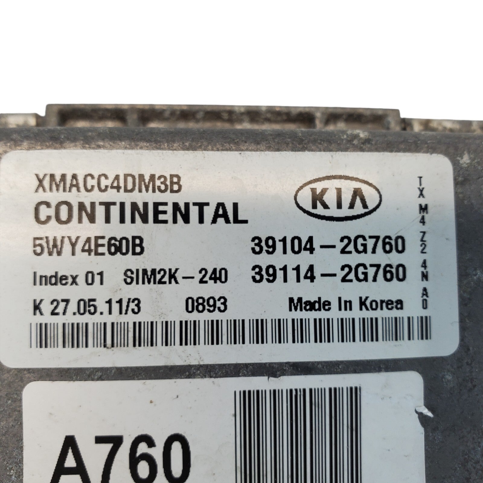 ✅2012-13 Kia Sorento 2.4L ECM Engine Computer Control Module PCM FWD 39104-2G760
