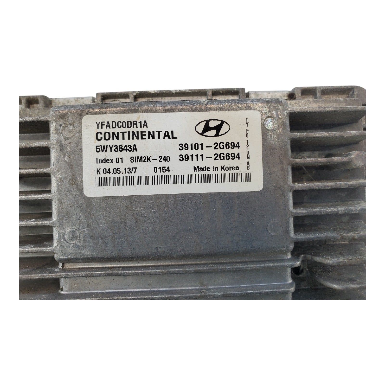 ENGINE COMPUTER HYUNDAI SONATA 2011 2012 2013 2014 39101-2G694 39111-2G694 OEM