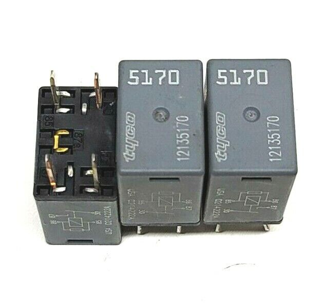 ✅ (Lot of 3) Tyco 4 Pins Relay 12135170 (5170) OEM