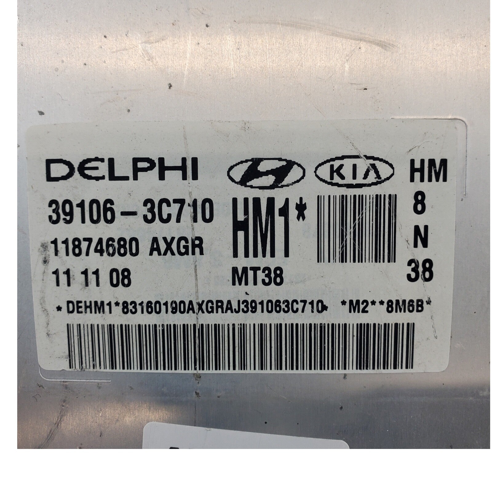 2009-2011 KIA BORREGO Engine ECM Control Module 3.8L 39106-3C710