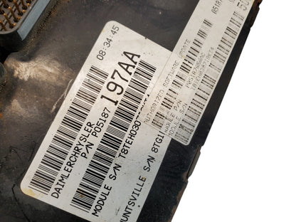 07 DODGE CARAVAN 3.8L ENGINE COMPUTER P05187197AA