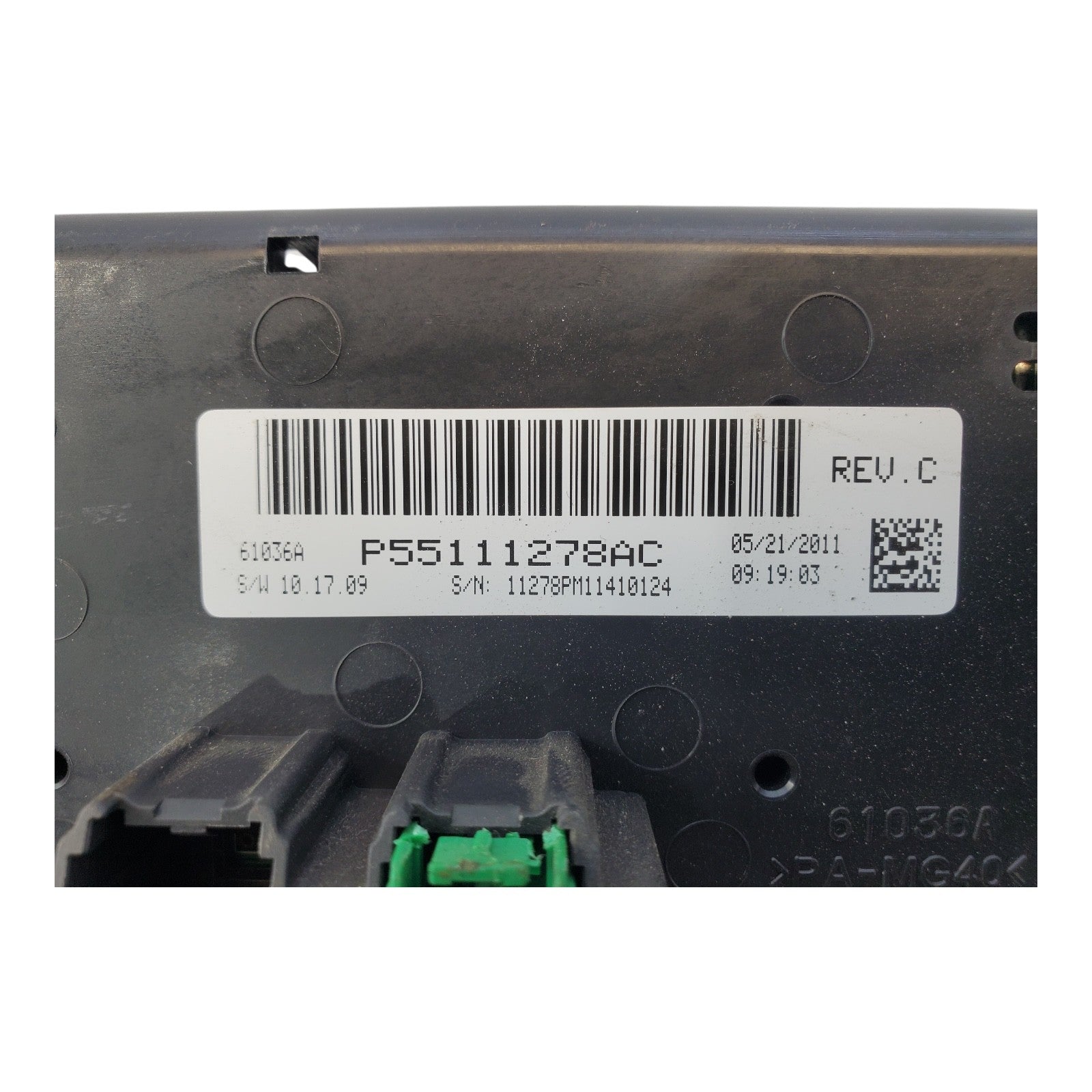 2011 2012 DODGE CALIBER TEMPERATURE AC Control PANEL OEM 55111278AC