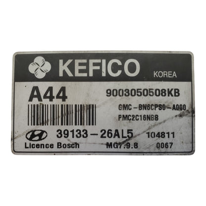 2011 Hyundai Accent Computer ECM 39133-26AL5