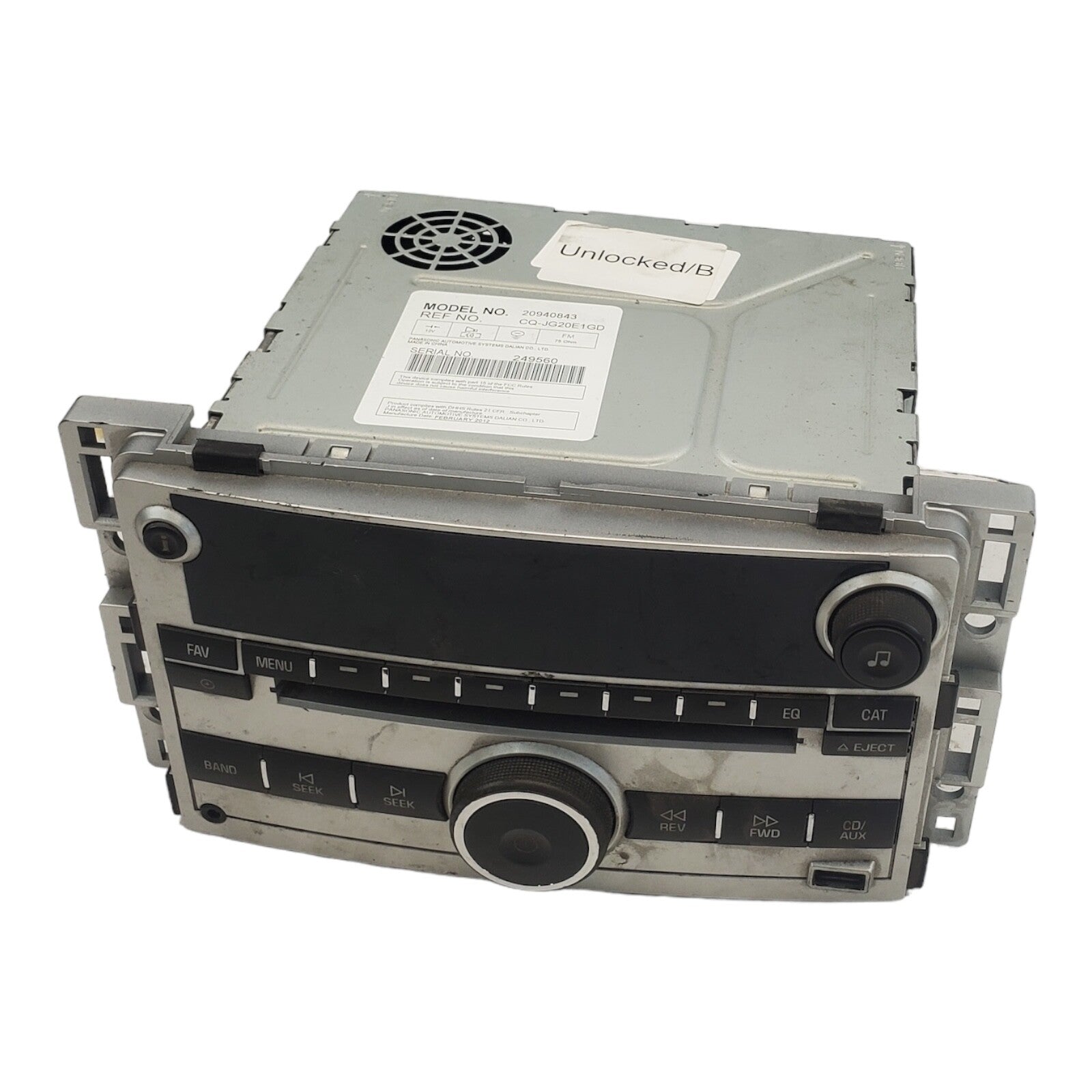 ✅ 09-13 Chevrolet Malibu Radio Cd Player 20940843 UNLOCKED PLUG&PLAY