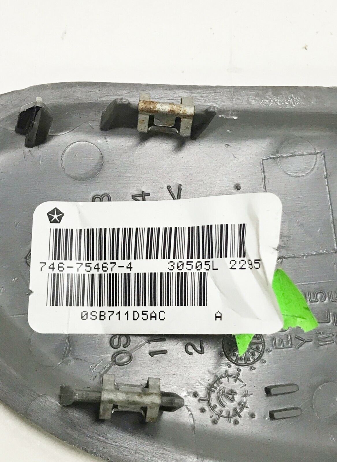 ✅ 01-07 Dodge Caravan Passenger Right Front Power Window Switch 0SB711D5AC Gray