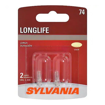 Instrument Panel Light Bulb-SYLVANIA Long Life Blister Pack TWIN
