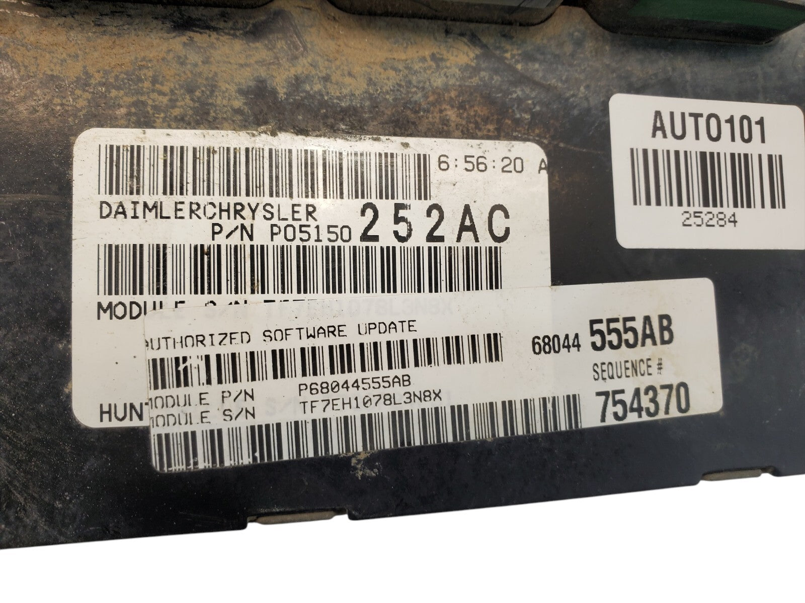 08-10 Dodge Grand Caravan Engine Computer Control Module P05150252AD OEM