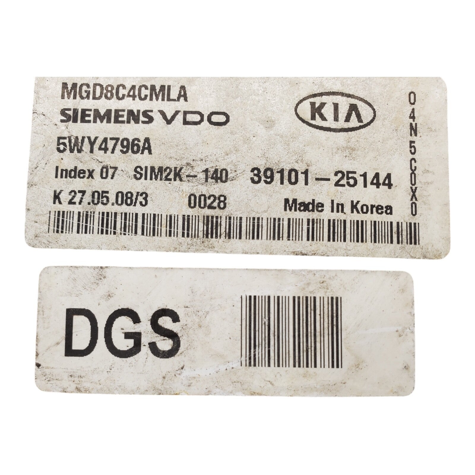 06-08 Kia Optima 2.4L ECM ECU OEM Engine Computer Control Module 39101-25144