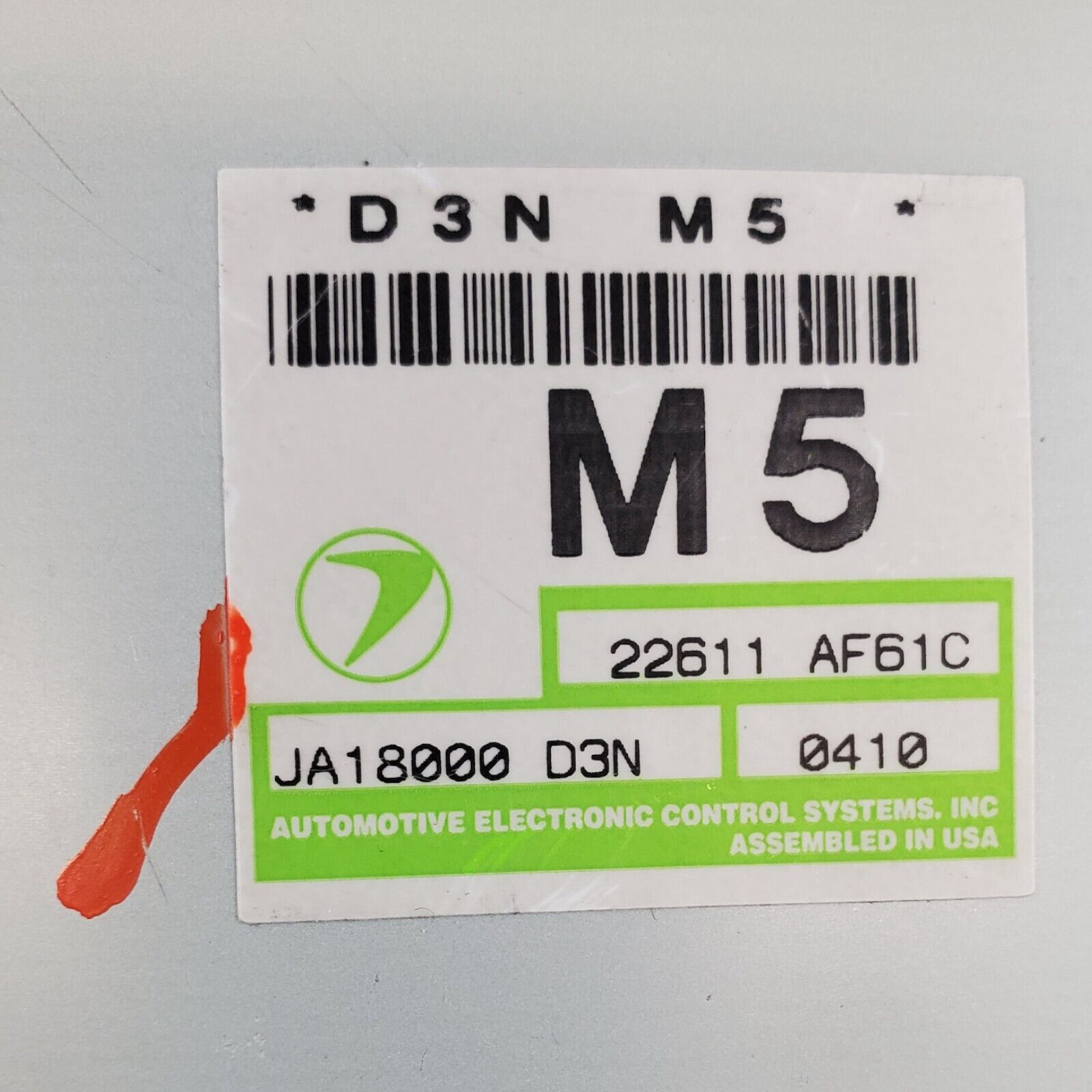 2000 SUBARU LEGACY OUTBACK ELECTRONIC ENGINE CONTROL MODULE ECU 22611-AF61C 00