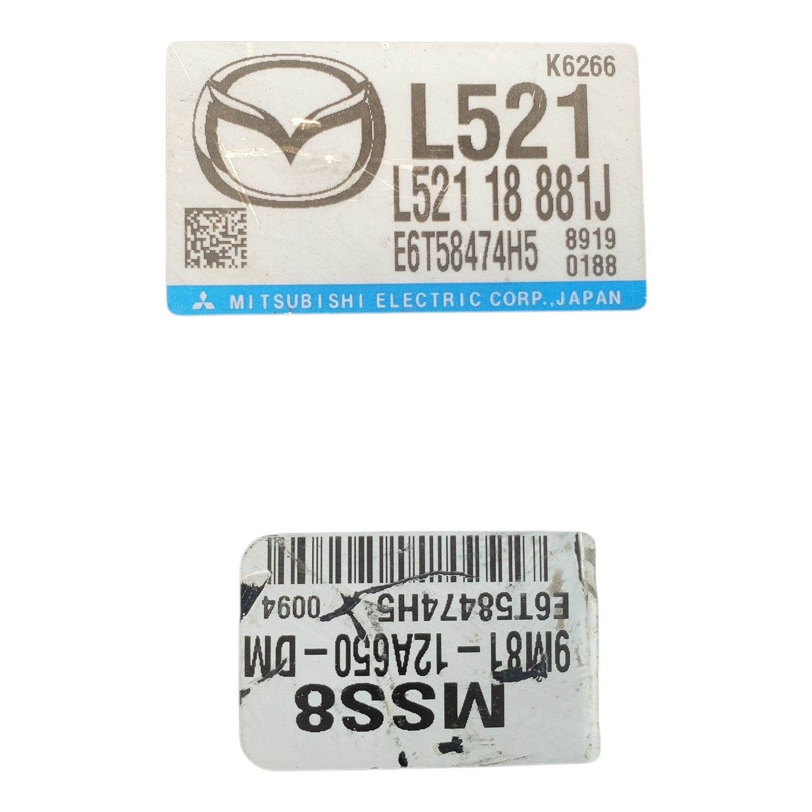 09-10 MAZDA 6 2.5L Computer Engine Control ECU ECM EBX Module PLUGS L52118881J