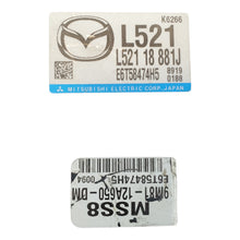 09-10 MAZDA 6 2.5L Computer Engine Control ECU ECM EBX Module PLUGS L52118881J