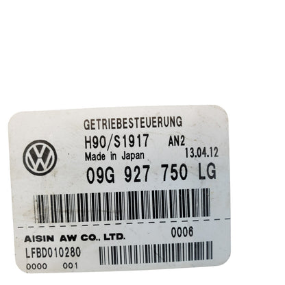 Transmission Control Module Fits 12-14 VW BEETLE 09G 927 750 LG 09G927750LG