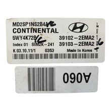 11 12 13 HYUNDAI ELANTRA Engine Motor Brain Box ECU ECM Computer 39102-2EMA2
