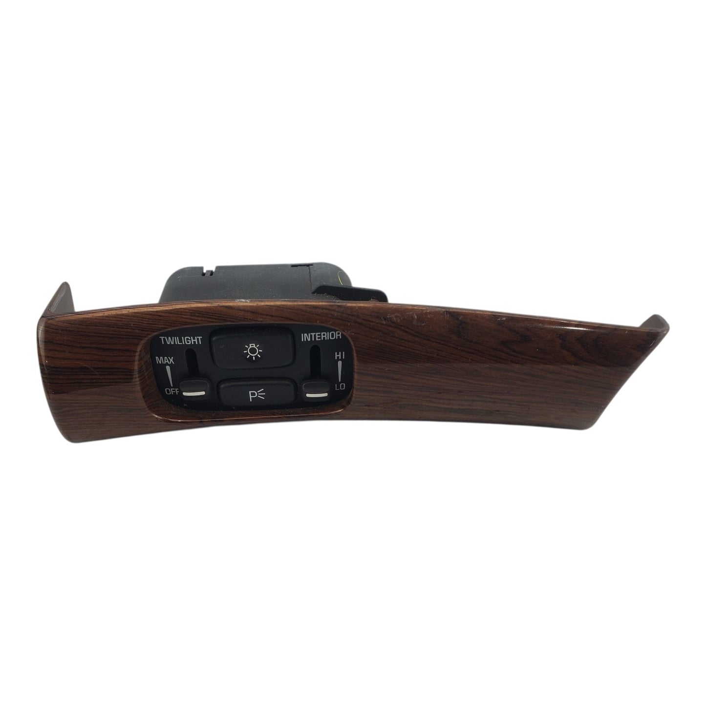 2000-2005 Buick Lesabre Headlight Switch w/ Bezel Wood Grain USED. 25740989