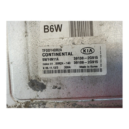 2011-2013 Kia Optima 2.4L 39138-2G915 Engine Control Module Unit Ecm L18 020