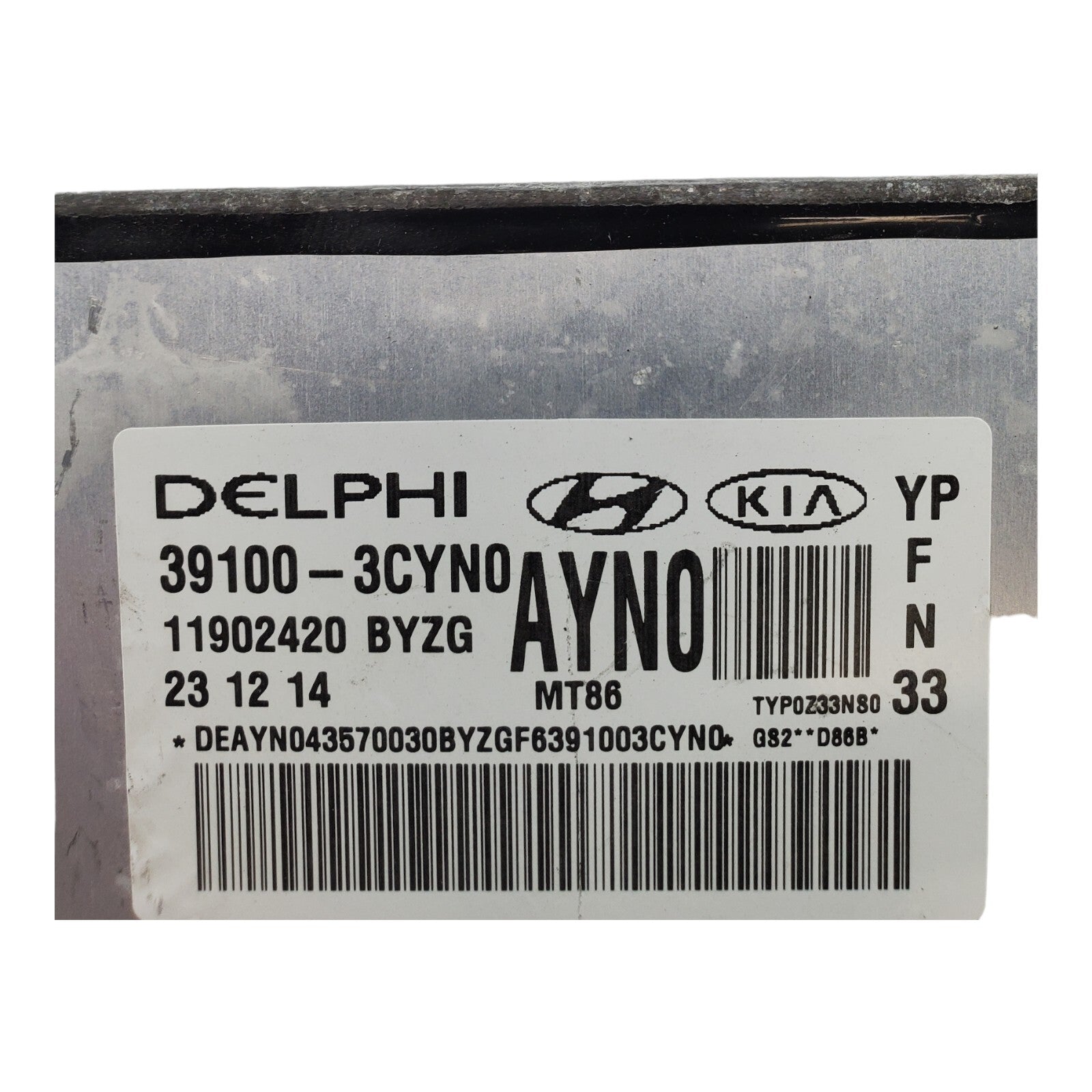 ✅2015 15 Kia Sedona 39100-3CYN0 Computer Brain Engine Control ECU ECM EBX Module