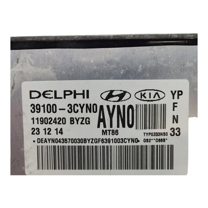 ✅2015 15 Kia Sedona 39100-3CYN0 Computer Brain Engine Control ECU ECM EBX Module