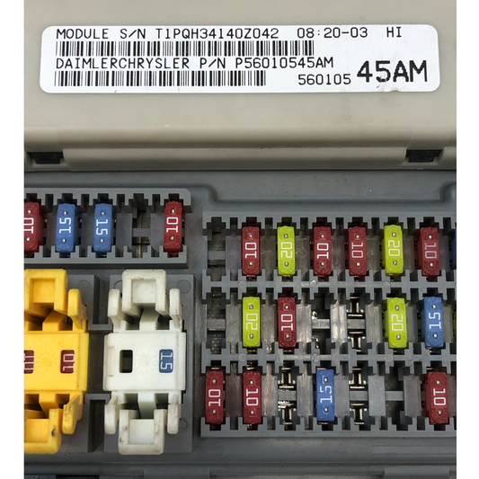 ✅05 Jeep Liberty Body Control Module Fuse Box 56010545AM