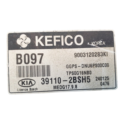 ENGINE COMPUTER KIA SOUL 2014 39110-2BSH5 1.6L PCM ECM ECU OEM