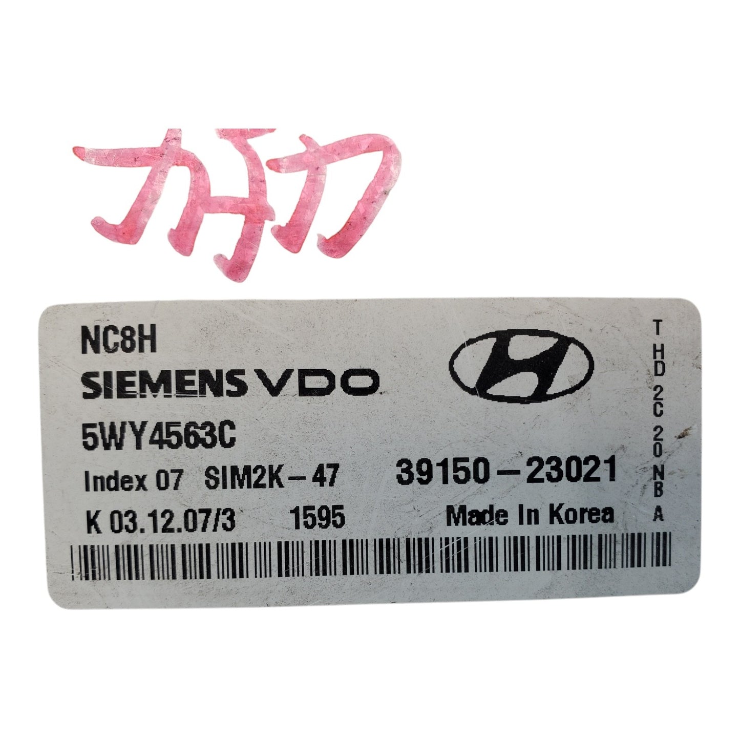 ENGINE COMPUTER HYUNDAI ELANTRA 2007 2008 2009 2010 39150-23021 2.0L AT ECM OEM