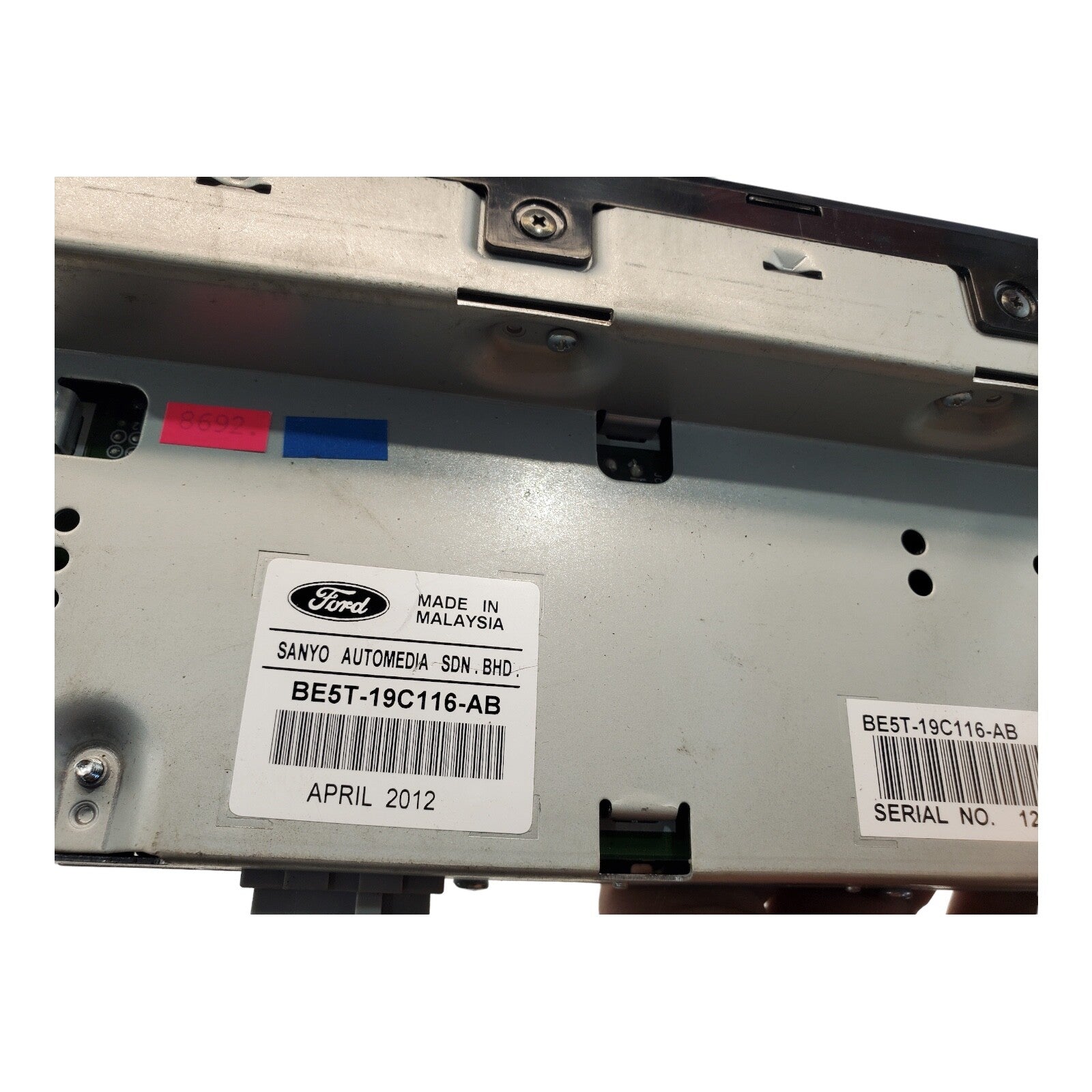 2010-12 12 Ford Fusion Information Display Screen BE5T-19C116-AB OEM