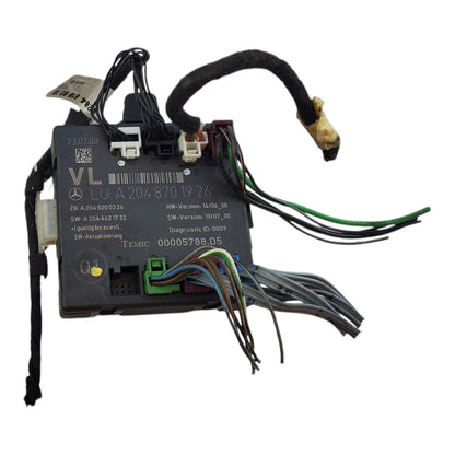 2008–2014 MERCEDES W204 C300 C350 FRONT LEFT DOOR MODULE A2048701926 OEM