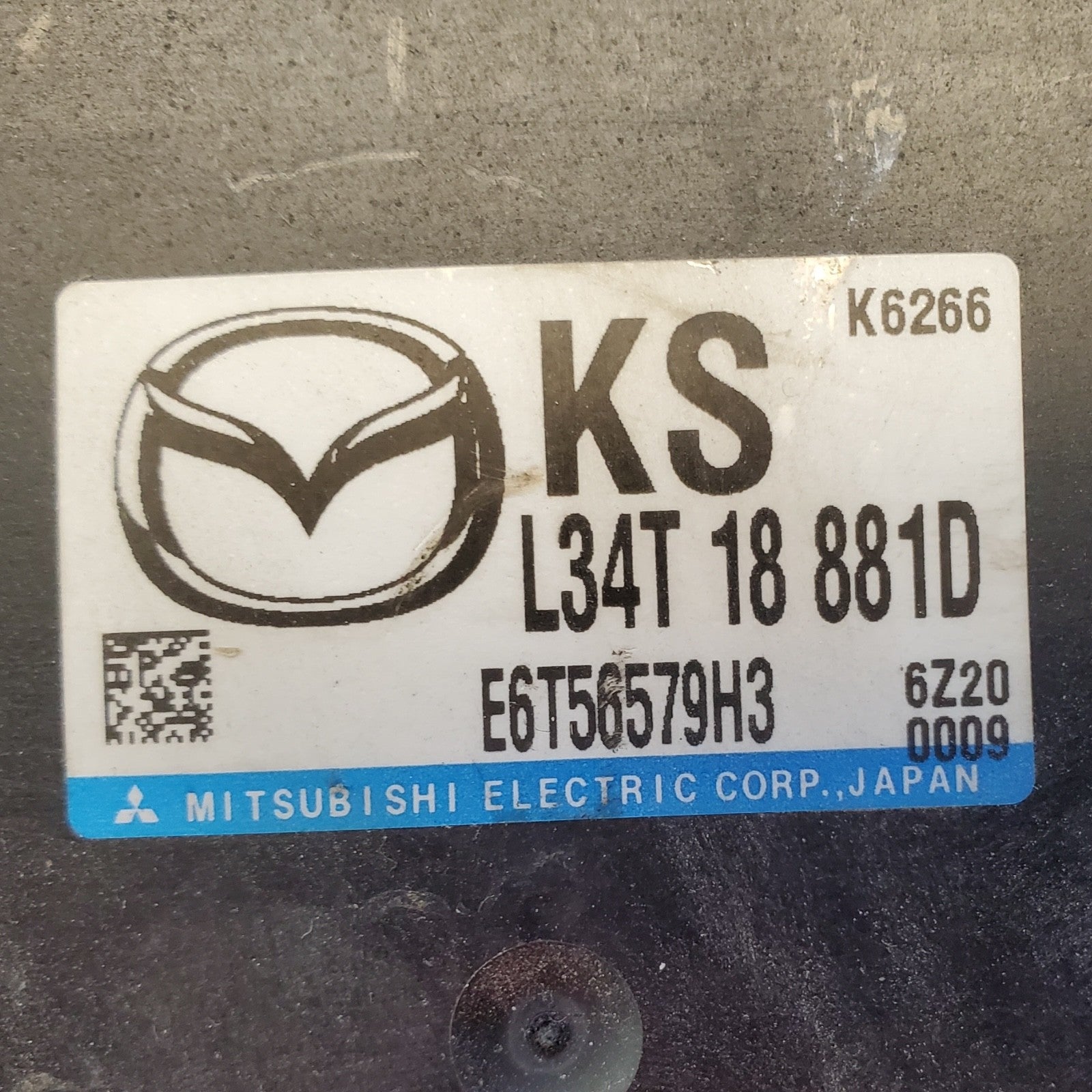 ✅ 07 MAZDA 3 Engine Control Module ECM Computer L34T 18 881D OEM