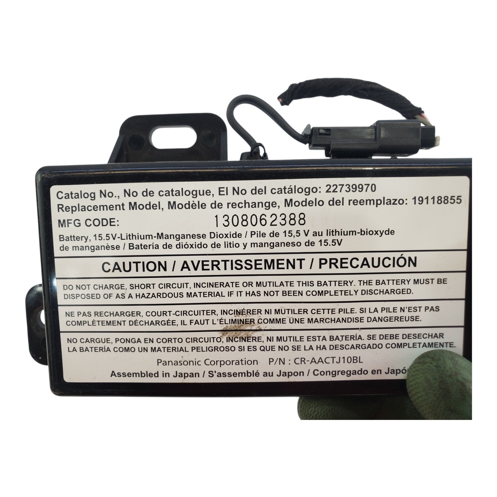 06-21 GM - Communication Interface Module Battery OEM 22739970