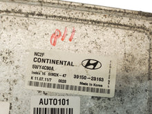 2009-2012 Hyundai Elantra 2.0L Engine Computer Control Module ECU ECM 3915023163