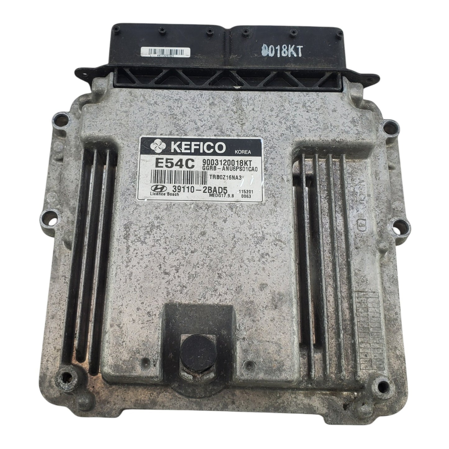 12-14 Accent 39110-2BAD5 Computer Brain Engine Control ECU ECM EBX Module