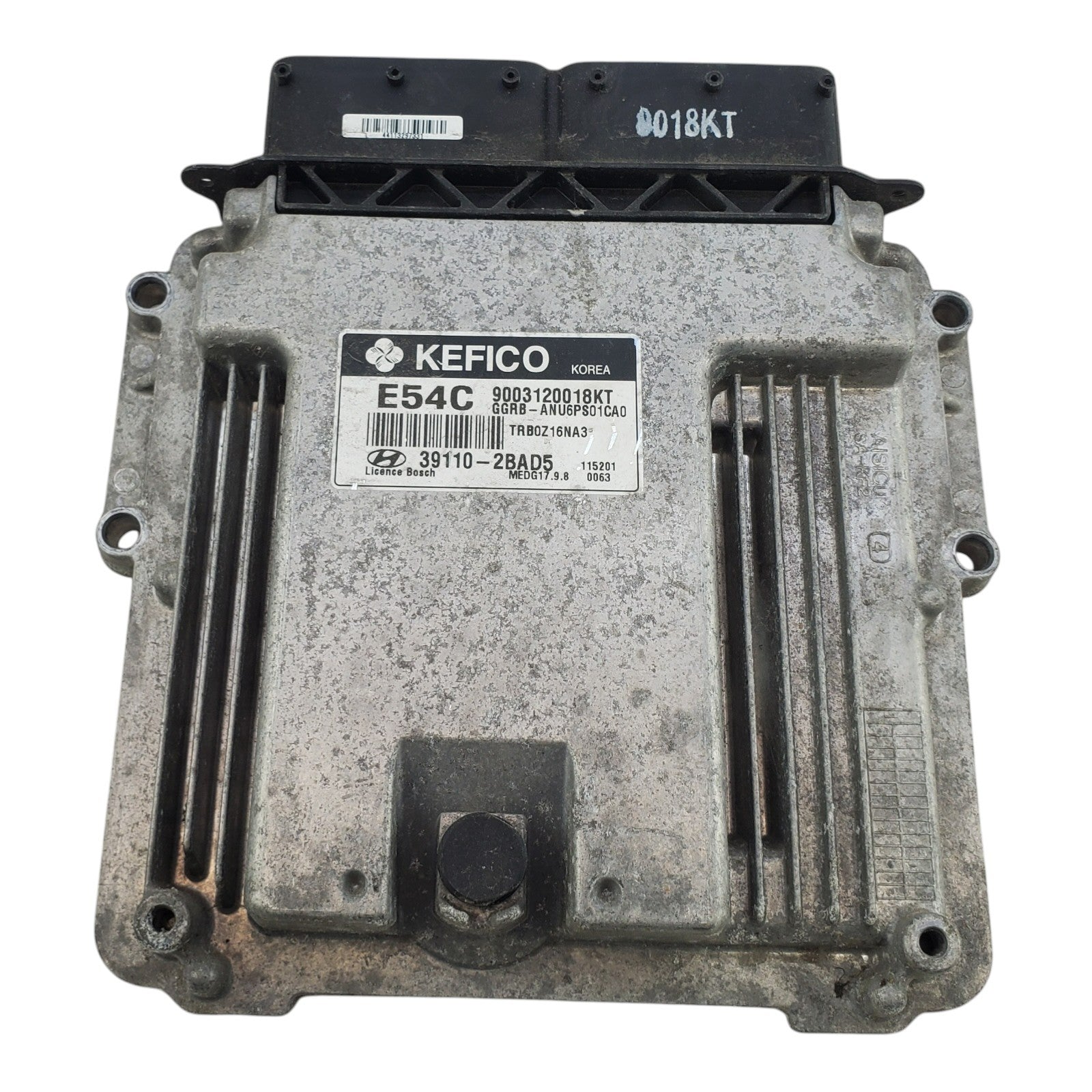 12-14 Accent 39110-2BAD5 Computer Brain Engine Control ECU ECM EBX Module