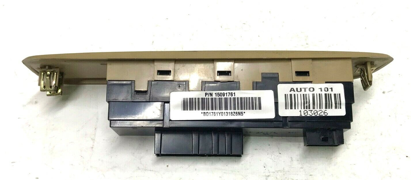 ✅ 02-05 Buick Rainier Envoy Bravada Passenger Power Window Switch 15091761 GM
