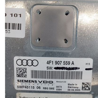 07-08 AUDI A6 3.2L ECU ECM COMPUTER 4F1 907 559 A