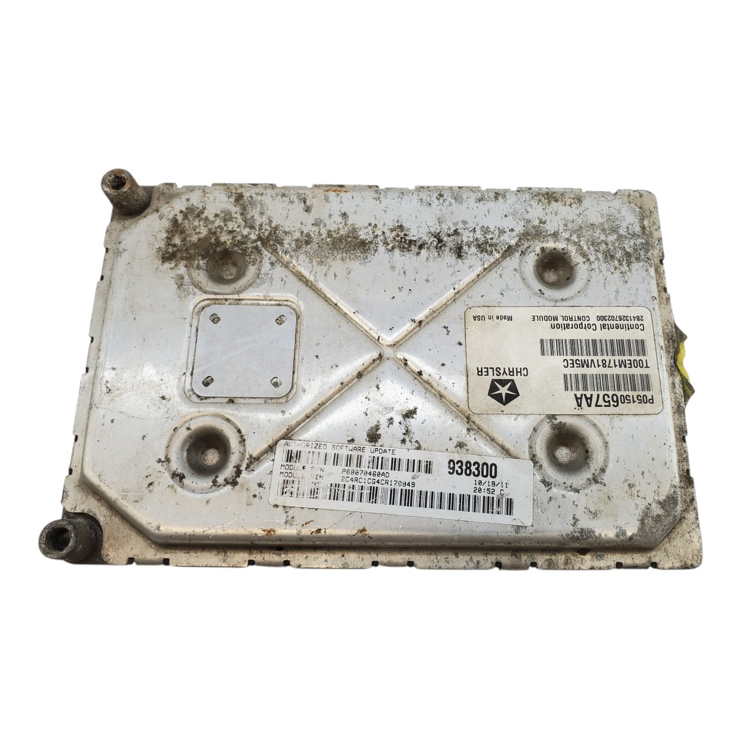 2012 Grand Caravan 3.6L Engine Control Module PCM ECM OE P05150657AA Damage