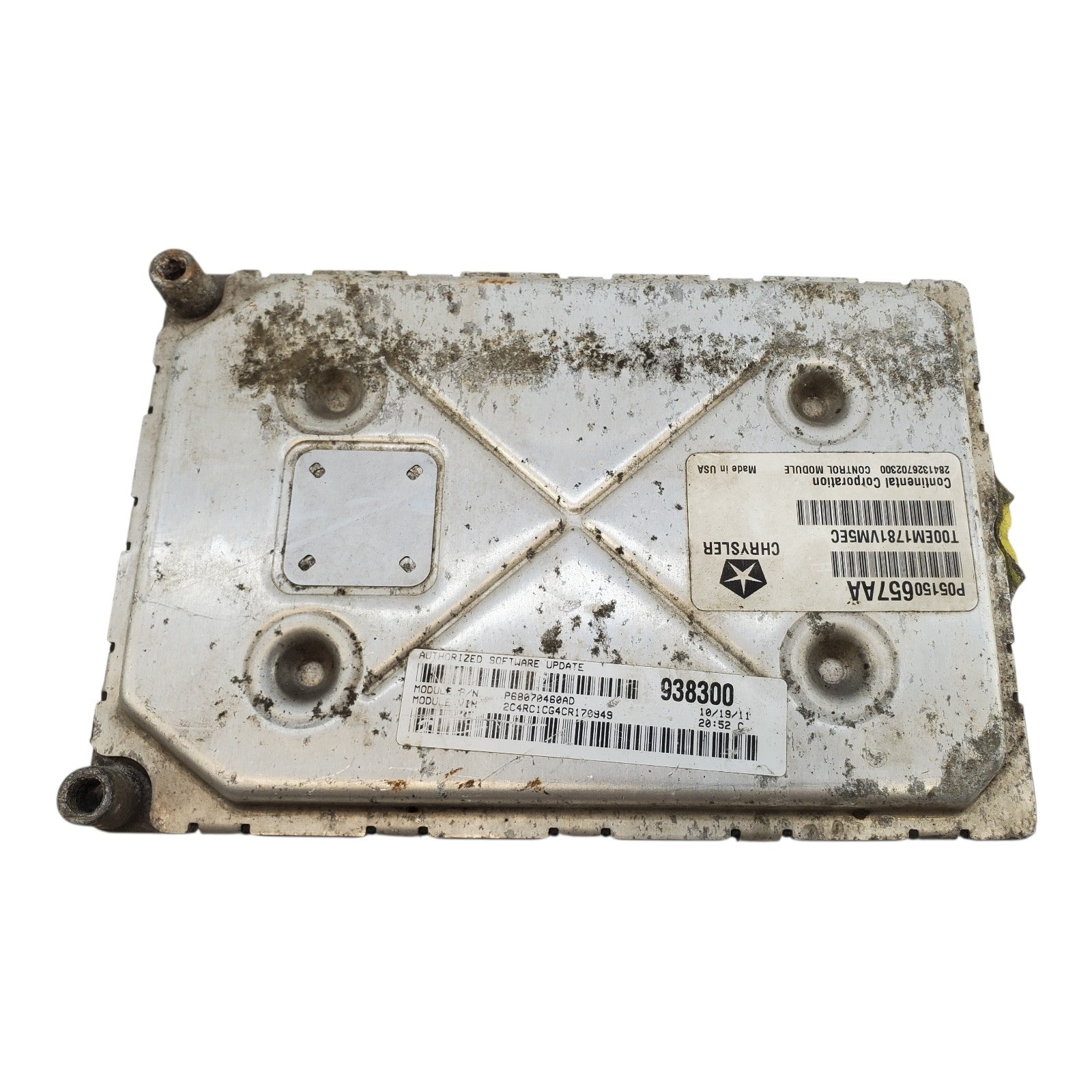 2012 Grand Caravan 3.6L Engine Control Module PCM ECM OE P05150657AA Damage