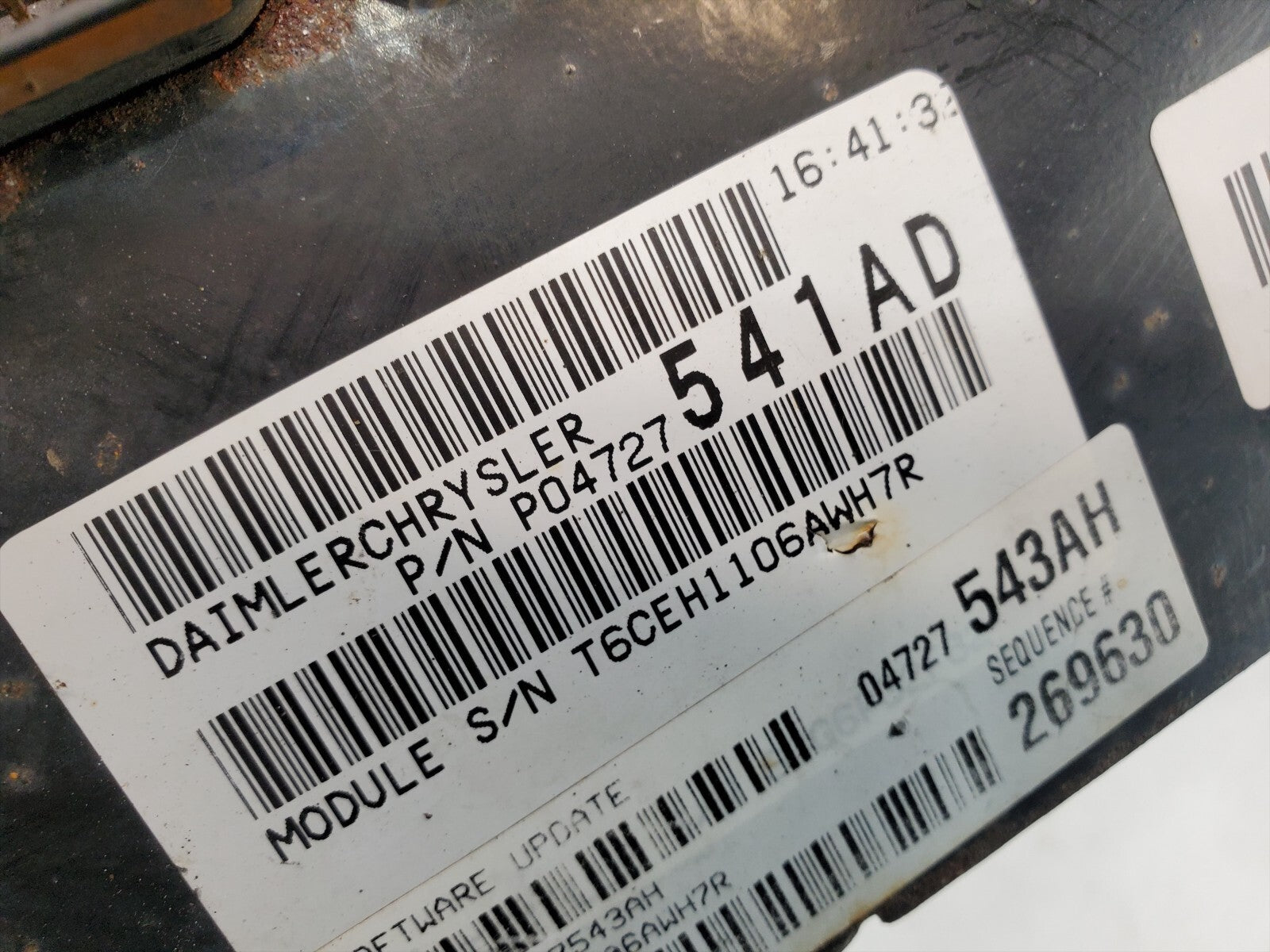 06 Chrysler Pacifica 3.5L Engine Computer Control Module ECM ECU P04727541AD