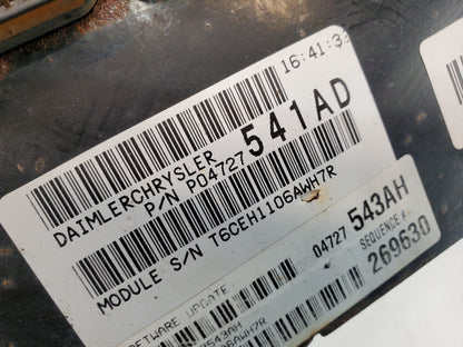 06 Chrysler Pacifica 3.5L Engine Computer Control Module ECM ECU P04727541AD