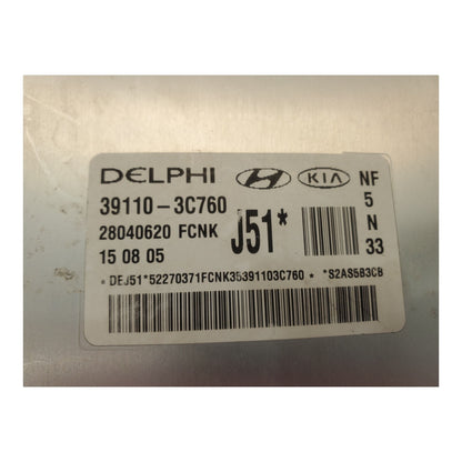 06-08 Hyundai Sonata Engine Computer ECU ECM 39110-3C760