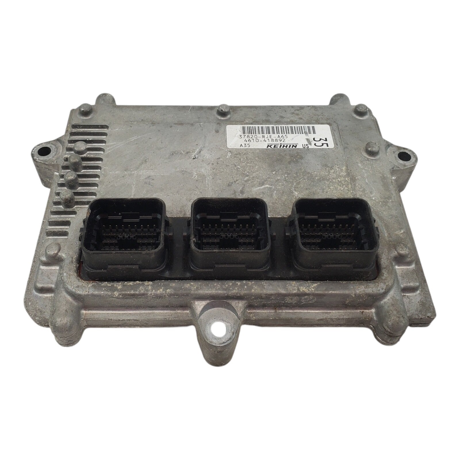 Honda Ridgeline 08 ECU ECM Engine Computer Module 3.5L 37820-RJE-A65, C029 OEM