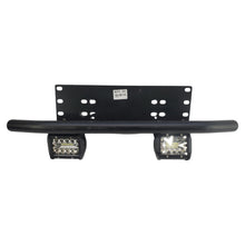 Car Bull Bar Front Bumper License Plate Working Light Mount Bracket